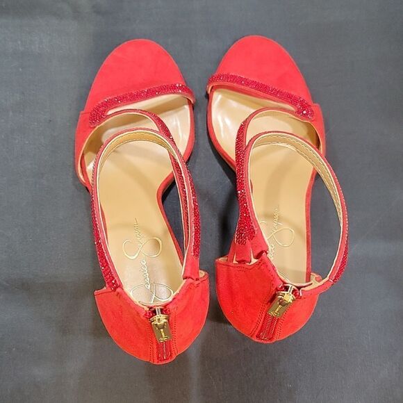 BRAND NEW YORK JESSICA SIMPSON HIGH HEEL STILETTOS SANDAL R3 - Picture 6 of 16